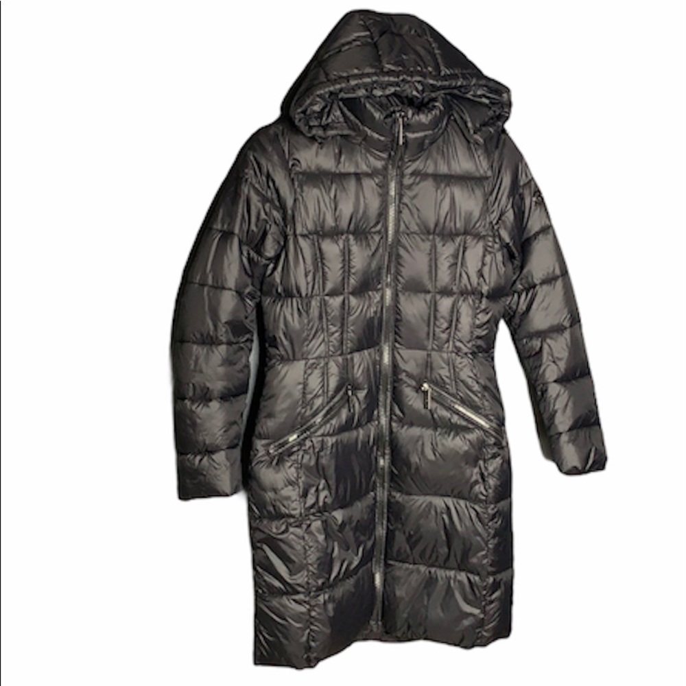 MICHAEL KORS BLACK COAT SIZE XS - Picture 1 of 11